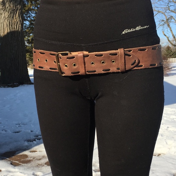 Leather utility hip or waist belt. Great for music...